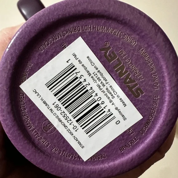 NEW Stanley 40 oz. Quencher H2.0 FlowState Tumbler; HAMMERTONE LILAC HTF - Picture 3 of 8